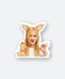 black pink rosé sticker