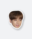 jungkook head vinyl sticker