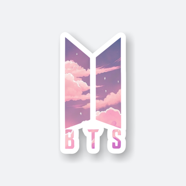bts kpop logo sticker