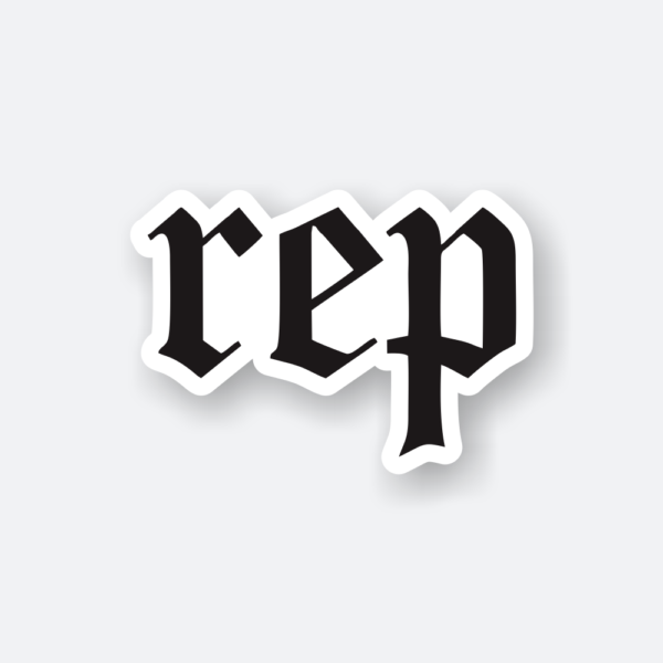 rep music sticker