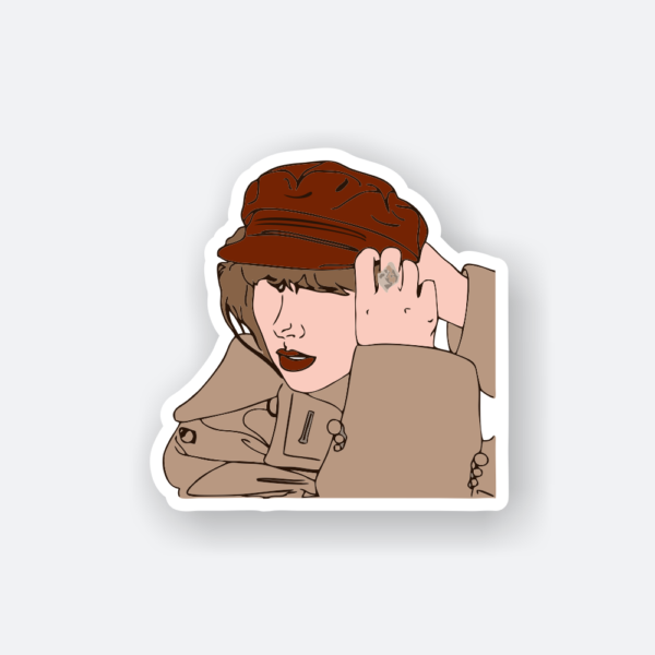 red taylors version sticker