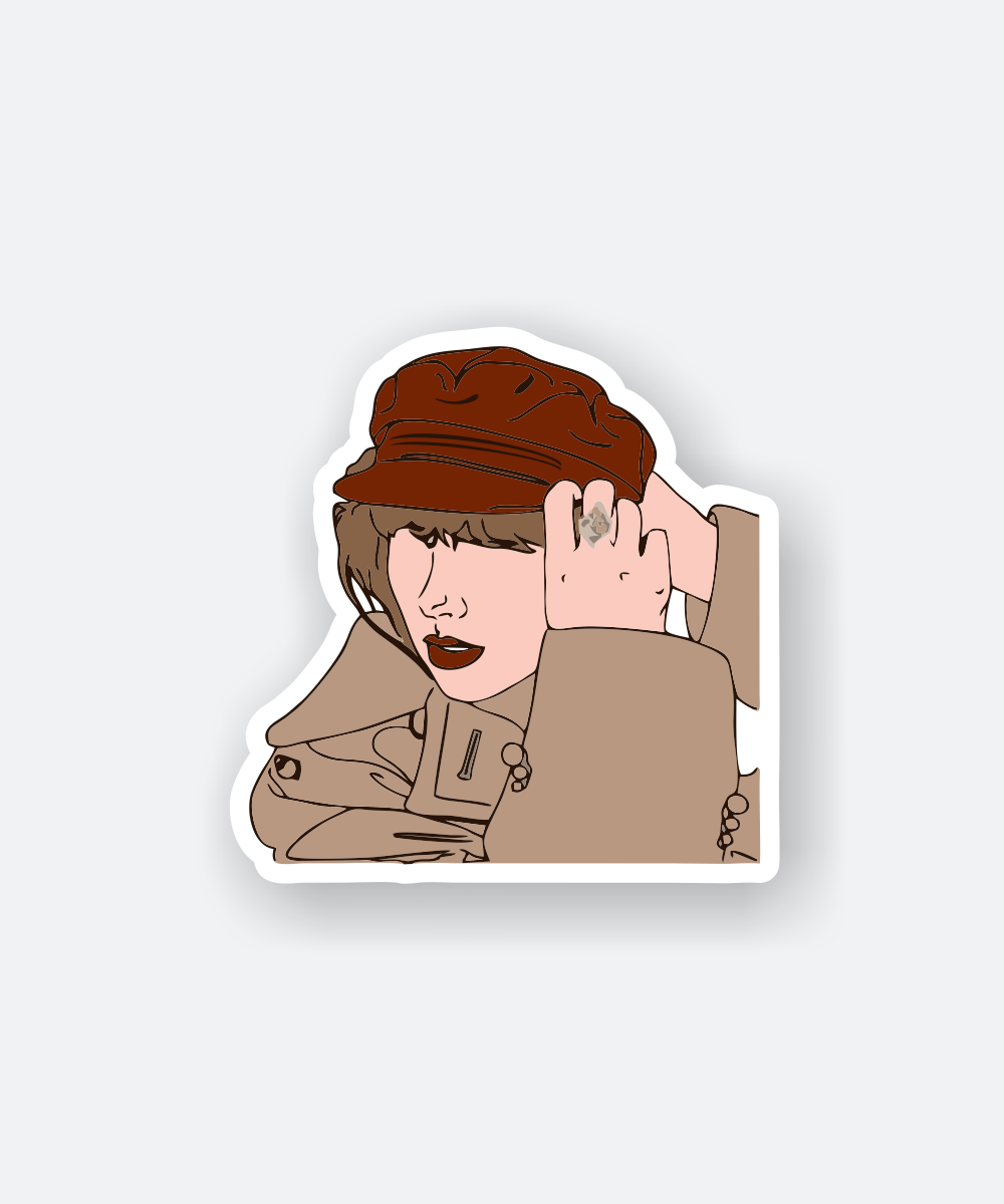 red taylors version sticker