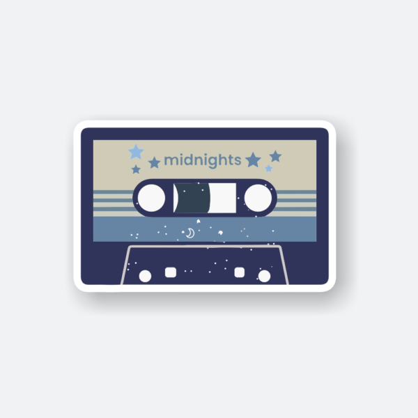 midnights cassette tape sticker