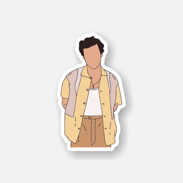 harry styles yellow outfit sticker
