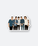one direction group sticker