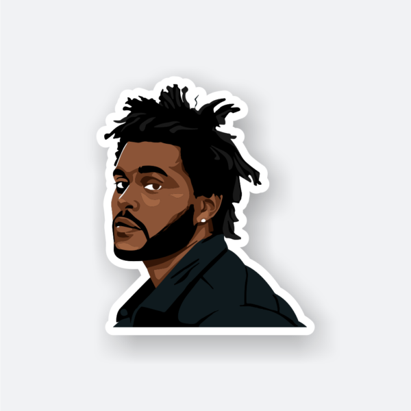 weeknd face sticker