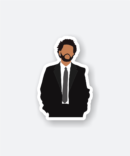 the weeknd suit sticker
