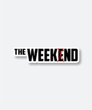 the weeknd name sticker