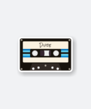 divide cassette tape sticker