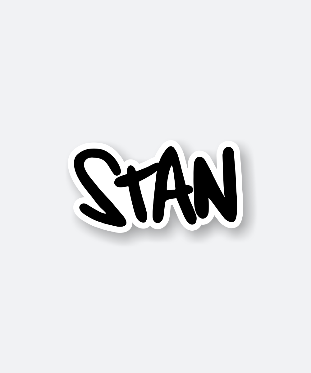 stan music sticker