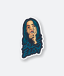 billie eilish name sticker