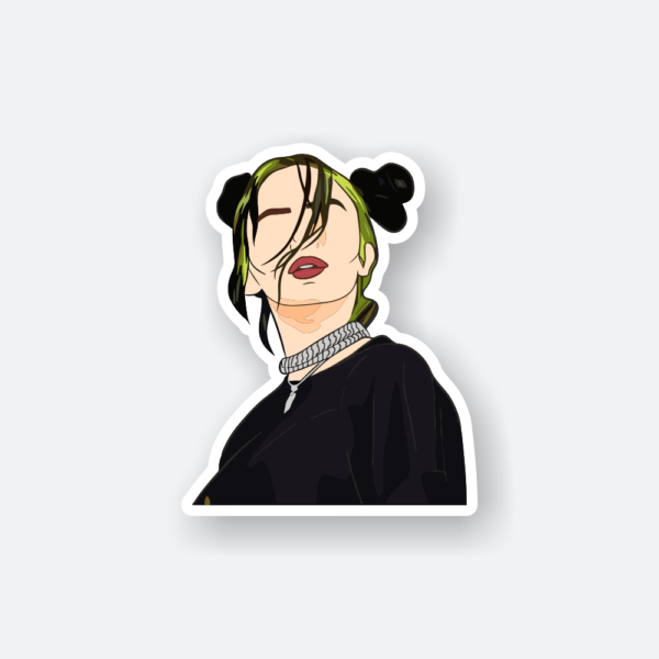 billie eilish concert sticker