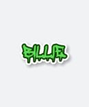 billie eilish name sticker