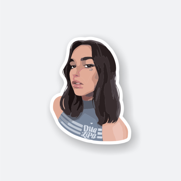 dua lipa lost in your light sticker