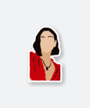 dua lipa faceless sticker