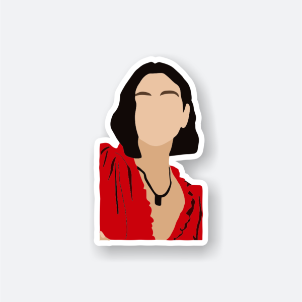 dua lipa faceless sticker