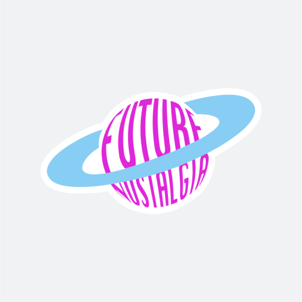 future nostalgia vinyl sticker