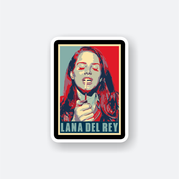 lana del rey vinyl sticker