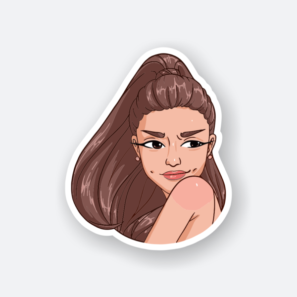 ariana grande smiling sticker