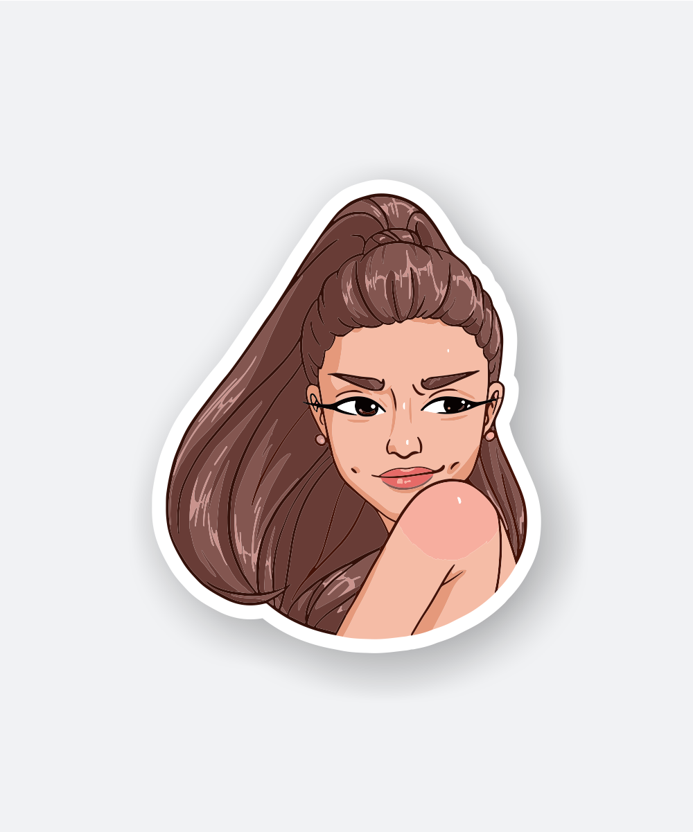 ariana grande smiling sticker