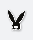 dangerous women mask sticker