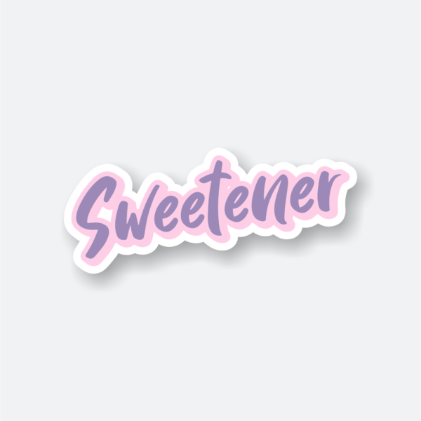 sweetener music sticker