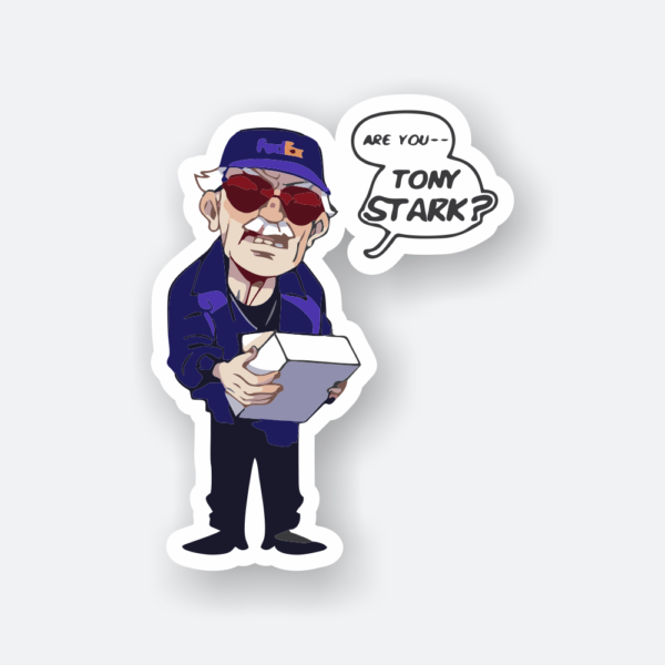 are you tony stark sticker