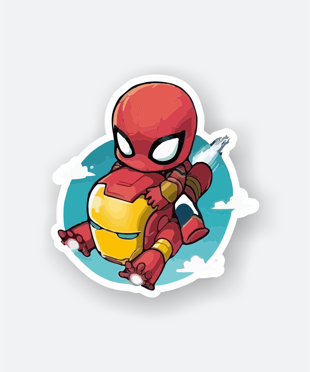 spidey ride sticker
