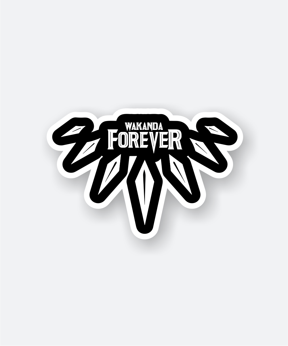 wakanda forever sticker
