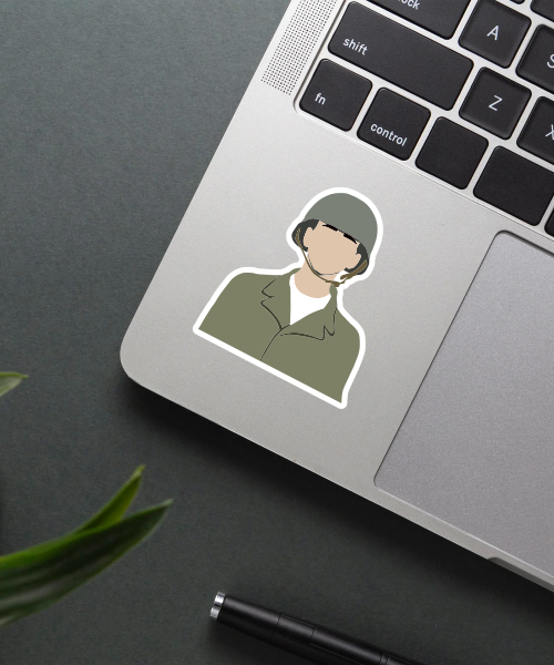 army steve sticker