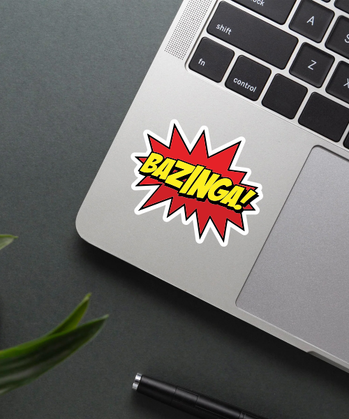 bazinga big bang theory sticker