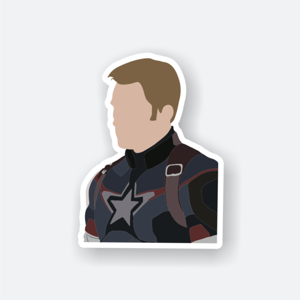 cute captain america sticker