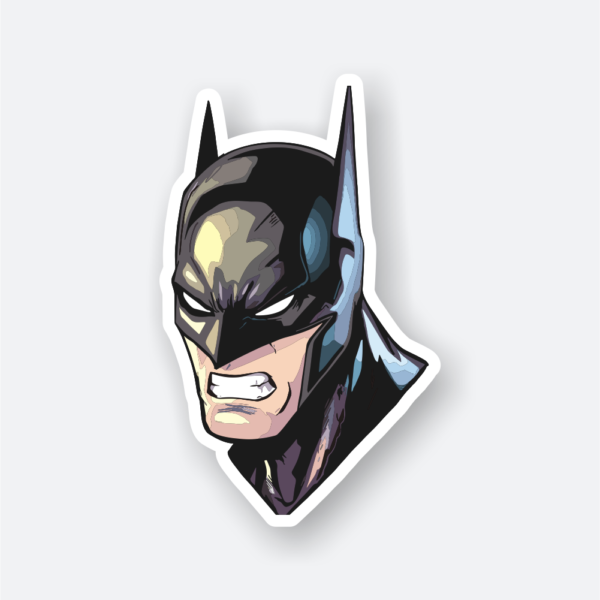 furious batman vinyl sticker