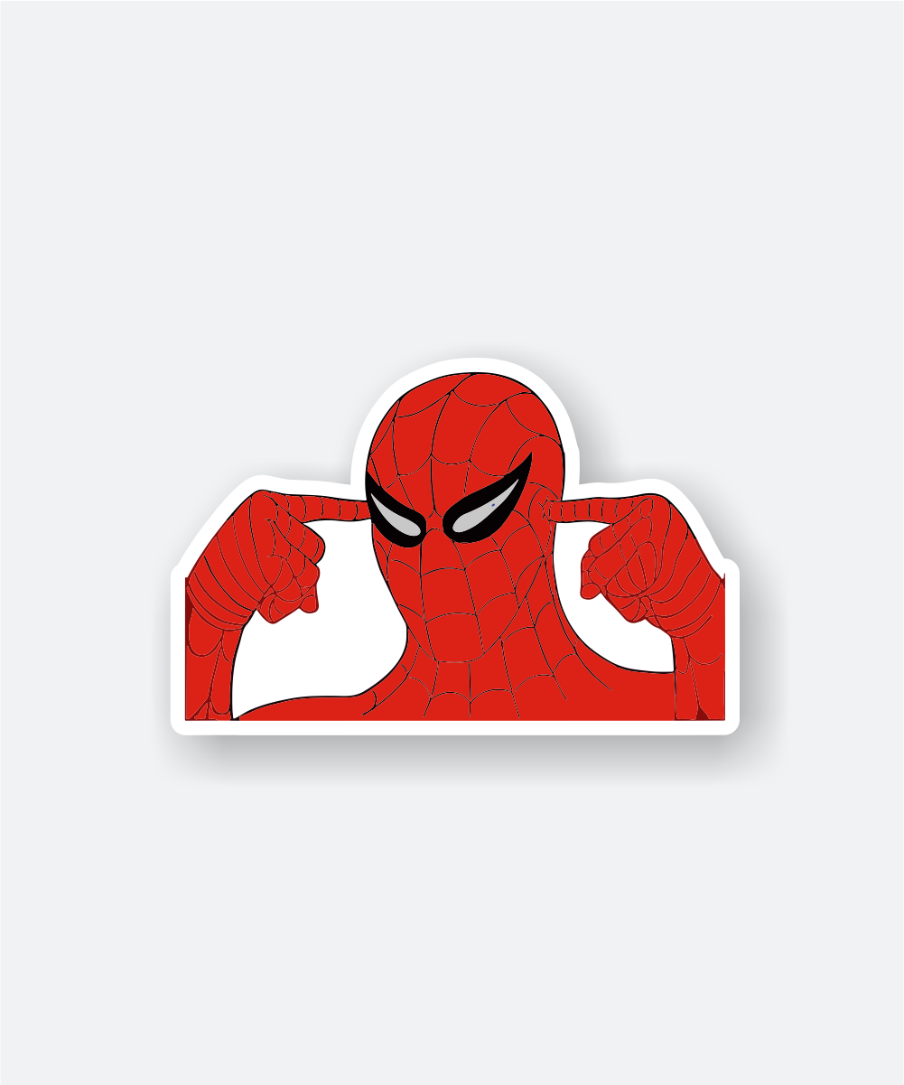 spidey marvel sticker