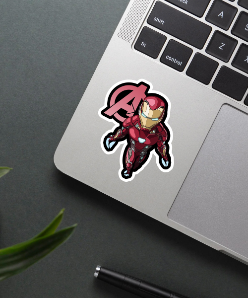 avengers iron man sticker