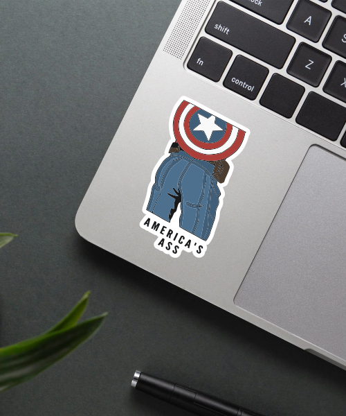 americas ass sticker