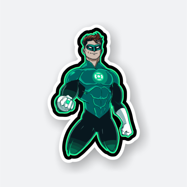 green lantern vinyl sticker