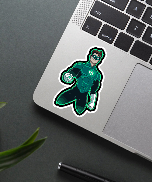 green lantern vinyl sticker