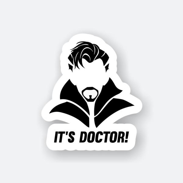 doctor strange vinyl sticker
