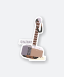 thor hammer vinyl sticker