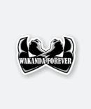 wakanda forever vinyl sticker