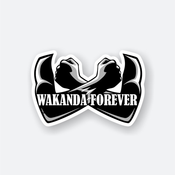 wakanda forever vinyl sticker