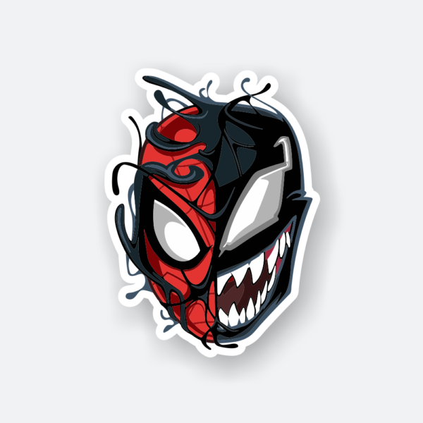 venom spider man sticker