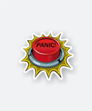 panic button sticker