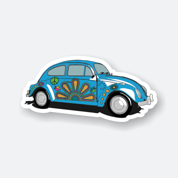 vintage car sticker
