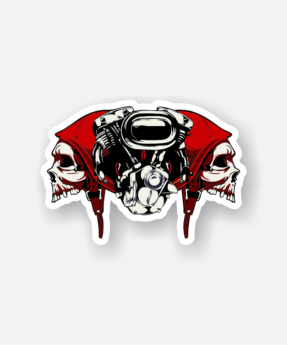 Amazing Deadly Engine Sticker for Gearheads 1 deadly engine sticker