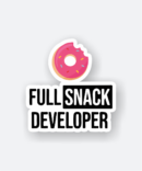 full snack developer sticker