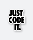 just code it sticker