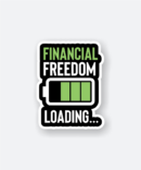 financial freedom sticker