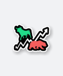 stock market sticker